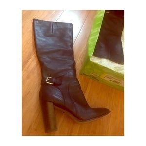 Sam Edelman under knee boots. High heels.